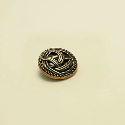 10 Stück/Los Neue Metallknöpfe Retro Kupfermantel Nähen für Herren- und Damenbekleidung Dekoration Knopfzubehör-10 Stück S18-20mm 10 Stück/Los Neue Metallknöpfe Retro Kupfermantel Nähen für Herren- und Damenbekleidung Dekoration Knopfzubehör-10 Stück S18-20mm von YFSHC