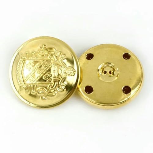 10 Stück 12–30 mm Metallknopf, Retro-Schaft, flache Knöpfe, hohle Kupferschnallen, Hemd, Mantel, Kleidung, Jeans, Verschluss, DIY-Nähzubehör, B3-13-Gold-28 mm 10 Stück 12–30 mm Metallknopf, Retro-Schaft, flache Knöpfe, hohle Kupferschnallen, Hemd, Mantel, Kleidung, Jeans, Verschluss, DIY-Nähzubehör, B3-13-Gold-28 mm von YFSHC