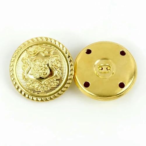 10 Stück 12–30 mm Metallknopf, Retro-Schaft, flache Knöpfe, hohle Kupferschnallen, Hemd, Mantel, Kleidung, Jeans, Verschluss, DIY-Nähzubehör, B3-15-Gold-30 mm 10 Stück 12–30 mm Metallknopf, Retro-Schaft, flache Knöpfe, hohle Kupferschnallen, Hemd, Mantel, Kleidung, Jeans, Verschluss, DIY-Nähzubehör, B3-15-Gold-30 mm von YFSHC