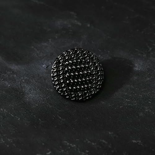 10 Stück 15/20/25 mm Vintage gewebte Metallknöpfe zum Nähen Schwarzgold dekorative Knöpfe für Kleidung Modejackenknöpfe 20 mm-Schwarz-20 mm-10 Stück 10 Stück 15/20/25 mm Vintage gewebte Metallknöpfe zum Nähen Schwarzgold dekorative Knöpfe für Kleidung Modejackenknöpfe 20 mm-Schwarz-20 mm-10 Stück von YFSHC