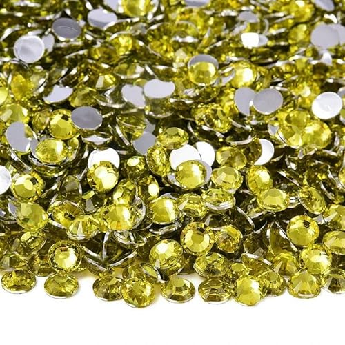 2 mm – 6 mm, rund, nicht Hotfix, Glitzer, Bling, Maniküre-Strass, silberfarben, flache Rückseite, Harz-Strasssteine, zum Aufkleben, Perlen für Nagelkunst, Nagel-Edelstein 2 mm – 6 mm, rund, nicht Hotfix, Glitzer, Bling, Maniküre-Strass, silberfarben, flache Rückseite, Harz-Strasssteine, zum Aufkleben, Perlen für Nagelkunst, Nagel-Edelstein von YFSHC