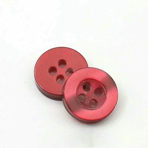 20 bis 150 Stück, 2,6 mm, perlmuttartiger Knopf aus Kunstharz, echte Wellpappe, vier Ösen, breitkrempiger Perlmuttknopf, farbiges Hemdfutter, Weinrot, 100 Stück 20 bis 150 Stück, 2,6 mm, perlmuttartiger Knopf aus Kunstharz, echte Wellpappe, vier Ösen, breitkrempiger Perlmuttknopf, farbiges Hemdfutter, Weinrot, 100 Stück von YFSHC