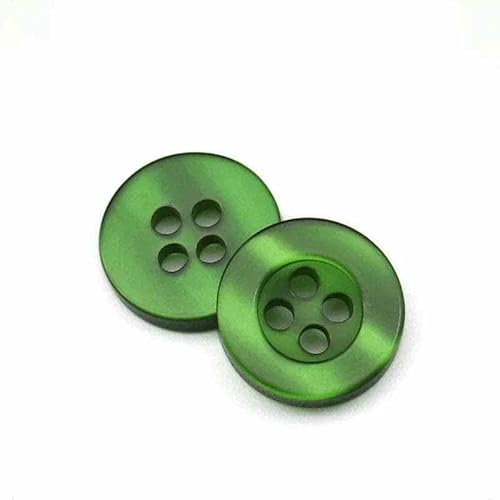 20 bis 150 Stück, 2,6 mm, perlmuttfarbener Knopf aus Kunstharz, echter Wellpappe, vier Ösen, breitkrempiger Perlmuttknopf, farbiges Hemdfutter, Dunkelgrün, 20 Stück 20 bis 150 Stück, 2,6 mm, perlmuttfarbener Knopf aus Kunstharz, echter Wellpappe, vier Ösen, breitkrempiger Perlmuttknopf, farbiges Hemdfutter, Dunkelgrün, 20 Stück von YFSHC