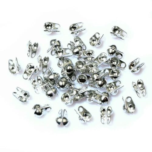 200 Stück Passend für 1,5/2/2,4/3,2 mm Kugelkette Kalotte End Crimp Beads Verbindungskomponenten für DIY Schmuckherstellung Zubehör Befunde-Rhodium-3,2 mm 200 Stück Passend für 1,5/2/2,4/3,2 mm Kugelkette Kalotte End Crimp Beads Verbindungskomponenten für DIY Schmuckherstellung Zubehör Befunde-Rhodium-3,2 mm von YFSHC