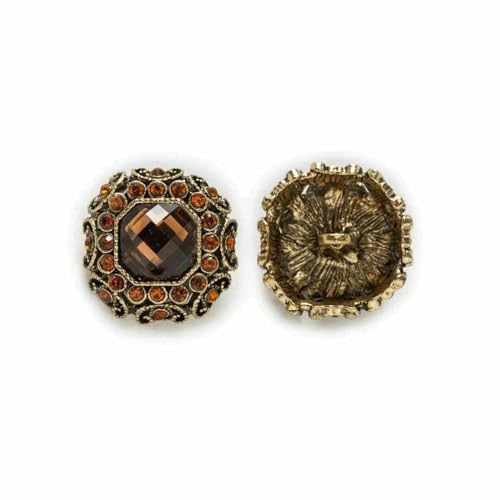 5 Stück Strasssteine, Edelsteine, Retro-Metallknopf zum Nähen, Heimkleidung, handgefertigtes Bastelzubehör, Dekoration, 23–25 mm, Schokolade, 25 mm 5 Stück Strasssteine, Edelsteine, Retro-Metallknopf zum Nähen, Heimkleidung, handgefertigtes Bastelzubehör, Dekoration, 23–25 mm, Schokolade, 25 mm von YFSHC