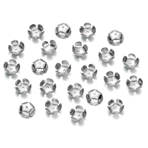 50 Stück/Lot 15 Stil Edelstahl Blatt Blumen Perlen Endkappen für Schmuckherstellung Handarbeiten Spacer Perlenkappen DIY Zubehör-14 Stil 50 Stück/Lot 15 Stil Edelstahl Blatt Blumen Perlen Endkappen für Schmuckherstellung Handarbeiten Spacer Perlenkappen DIY Zubehör-14 Stil von YFSHC