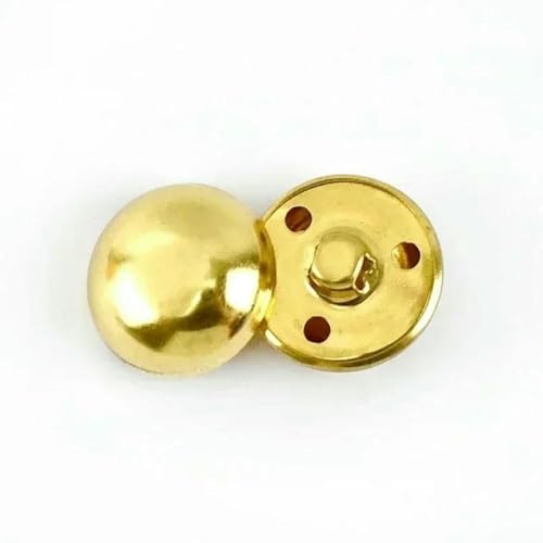 50 Stück Metallknöpfe, Antik-Silber-Kupfer-Pilzknopf, 15–25 mm, für Jacke, Anzug, Hemd, Mantel, Dekoration, Schnalle, Nähzubehör, Hellgold, 25 mm 50 Stück Metallknöpfe, Antik-Silber-Kupfer-Pilzknopf, 15–25 mm, für Jacke, Anzug, Hemd, Mantel, Dekoration, Schnalle, Nähzubehör, Hellgold, 25 mm von YFSHC