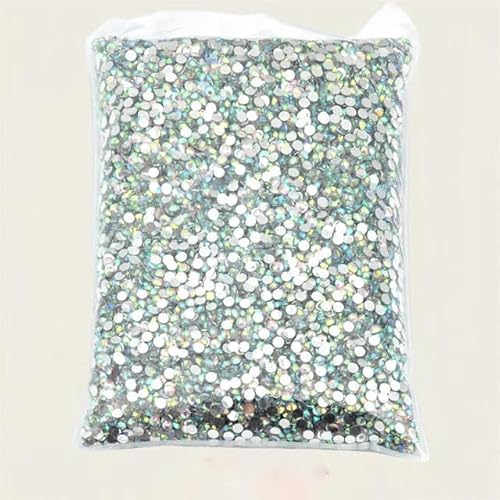 500 g 2–6 mm Harz-Strasssteine ohne Hotfix, Großhandel, flache Rückseite, Kristalle, Nagel, DIY, Glitzer, Cтразы, Stein-ABFarbe 37–5 mm, 30.000 Stück von YFSHC