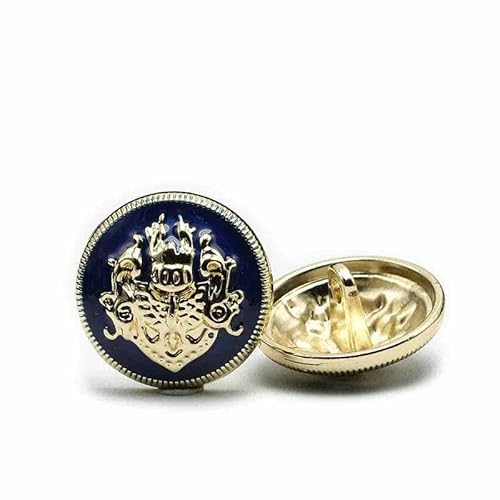 6 Stück 10–28 mm goldene Metallknöpfe, Kleidungsstück, Mantel, Nähzubehör, Knöpfe für Kleidung, Basteln, schwarzer Punkt, Ölknopf, Punkt, Ölknopf, 11–20 mm 6 Stück 10–28 mm goldene Metallknöpfe, Kleidungsstück, Mantel, Nähzubehör, Knöpfe für Kleidung, Basteln, schwarzer Punkt, Ölknopf, Punkt, Ölknopf, 11–20 mm von YFSHC