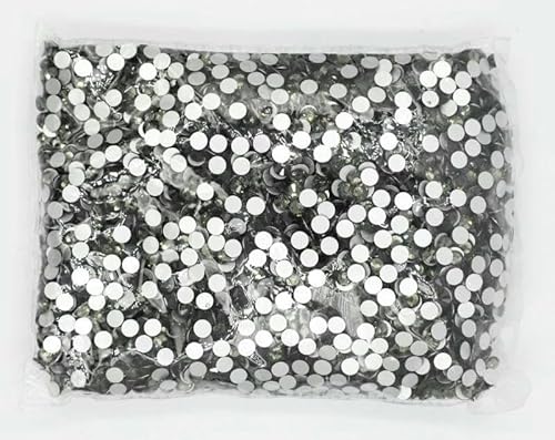 Großes Großpackungspaket SS3-SS30 Flatback Nicht-Hotfix-Kristall-Nail-Art-Strassstein-Dekoration, Glitzer, Flatback-Kristall AB-Black Diamond-SS3, 14400 Stück Großes Großpackungspaket SS3-SS30 Flatback Nicht-Hotfix-Kristall-Nail-Art-Strassstein-Dekoration, Glitzer, Flatback-Kristall AB-Black Diamond-SS3, 14400 Stück von YFSHC