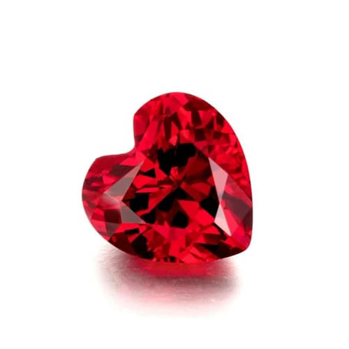 Herzförmiger Rubin, lose Edelsteine – 9 x 9 mm – 3,48 – 3,86 ct von YFSHC