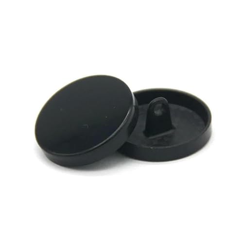 Kleine runde, flache goldene Metallknöpfe für Kleidungsstücke, Jeans, Jacken, Anzüge, Mäntel, handgefertigte Handarbeiten, dekoratives Basteln, Schwarz, 10 mm, 10 Stück Kleine runde, flache goldene Metallknöpfe für Kleidungsstücke, Jeans, Jacken, Anzüge, Mäntel, handgefertigte Handarbeiten, dekoratives Basteln, Schwarz, 10 mm, 10 Stück von YFSHC