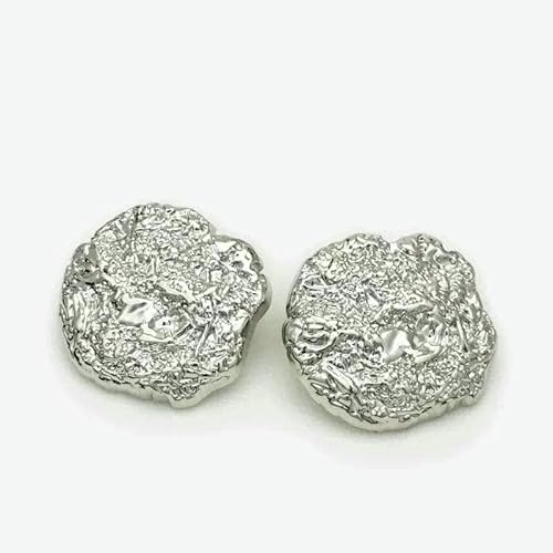 Stück/Los Gold Silber Unregelmäßiger Metallknopf Rose Geprägtes Gesicht Anzug Pullover Nähknopf Zubehör-5-755-13-25MM Stück/Los Gold Silber Unregelmäßiger Metallknopf Rose Geprägtes Gesicht Anzug Pullover Nähknopf Zubehör-5-755-13-25MM von YFSHC