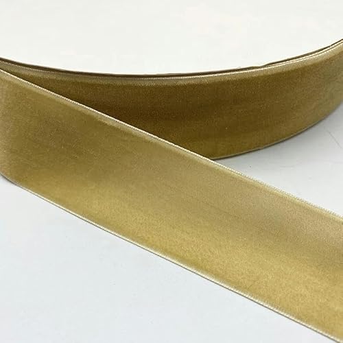 10/15/20/25/38 mm farbiges einseitiges Polyester-Samtband für Schleifen, Weihnachtsband, Partydekorationen, 16–20 mm (5 Yards) von YGTGJ