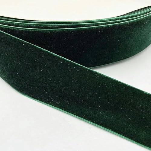 10/15/20/25/38 mm farbiges einseitiges Polyester-Samtband für Schleifen, Weihnachtsband, Partydekorationen, 25–20 mm (5 Yards) von YGTGJ