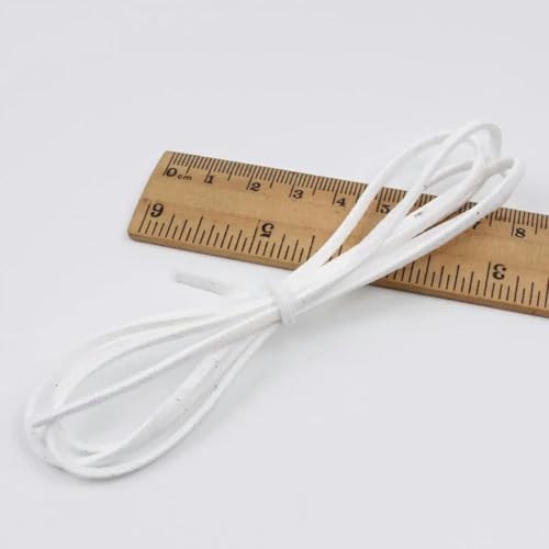 10 Meter 3 mm Samtband für Schachteln, Papiertüten, Blumenverpackung, Spitzenband, DIY, Lederband, handgefertigtes Schmuckmaterial, Großhandels-weiß von YGTGJ