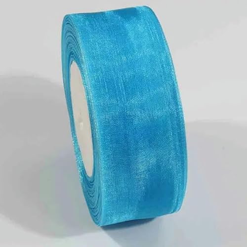 10 Meter transparentes Chiffonband, Organza-Spitzenbänder für Heimwerker, Weihnachten, Halloween, Hochzeitsdekoration, Verpackungsstoff-DA012-6 mm von YGTGJ