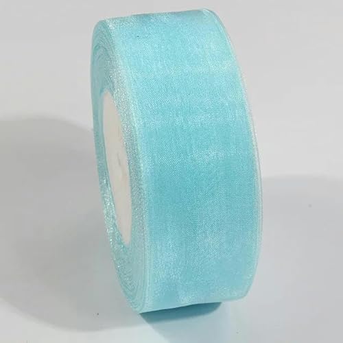 10 Meter transparentes Chiffonband, Organza-Spitzenbänder für Heimwerker, Weihnachten, Halloween, Hochzeitsdekoration, Verpackungsstoff-DA013-10 mm von YGTGJ