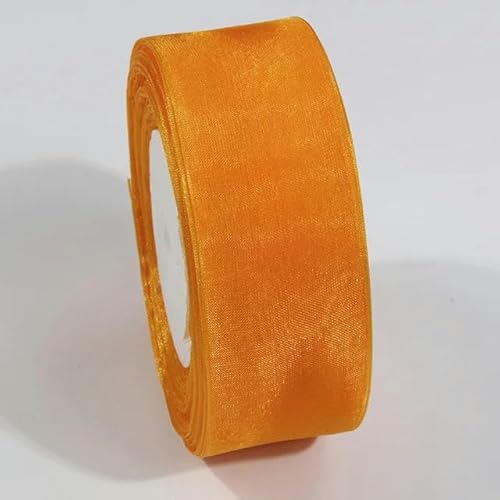 10 Meter transparentes Chiffonband, Organza-Spitzenbänder für Heimwerker, Weihnachten, Halloween, Hochzeitsdekoration, Verpackungsstoff-DA017-10 mm von YGTGJ