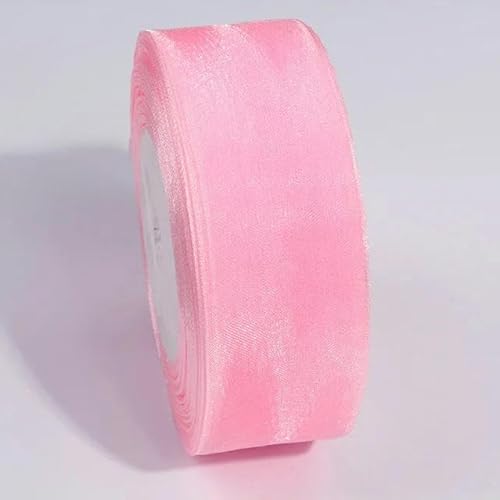 10 Meter transparentes Chiffonband, Organza-Spitzenbänder für Heimwerker, Weihnachten, Halloween, Hochzeitsdekoration, Verpackungsstoff-DA106-20 mm von YGTGJ