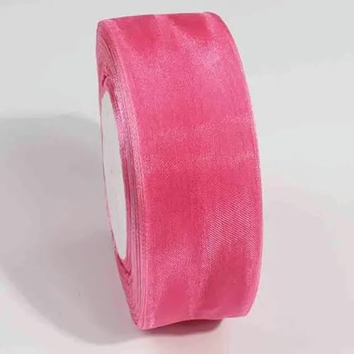 10 Meter transparentes Chiffonband, Organza-Spitzenbänder für Heimwerker, Weihnachten, Halloween, Hochzeitsdekoration, Verpackungsstoff-DA256-15 mm von YGTGJ