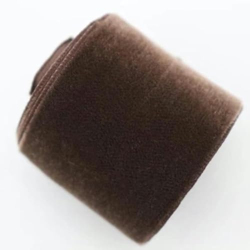 10 Yards 10 MM/25 MM/38 MM einfarbiges Samtband für Haarschleifen, Basteln, Verpacken, handgefertigte Accessoires, Weihnachtsdekorationen-100-Breite 38 MM von YGTGJ