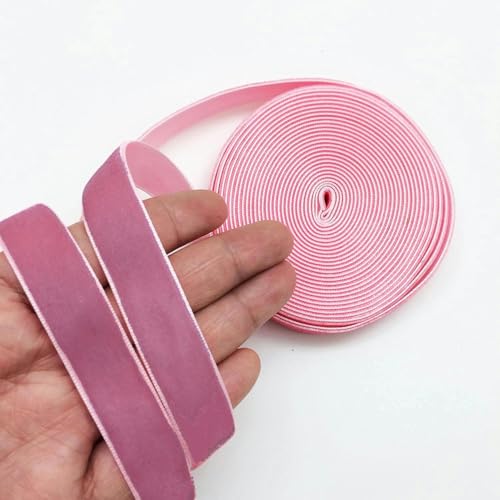 15/20/25/30/38 Samtband, Hochzeitsfeier-Dekoration, handgefertigtes Band zum Verpacken von Haarschleifen, DIY-Weihnachtsband-010–30 mm (3 Yards) von YGTGJ