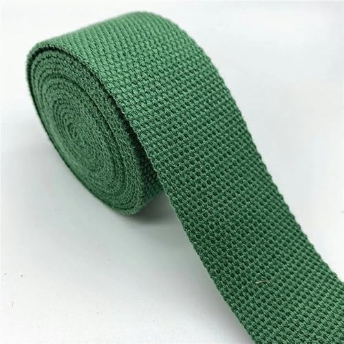 25 mm 30 mm 38 mm 2 Yards Baumwollgurtband Canvas-Baumwollband zum Umreifen von Rucksäcken, Basteln, DIY-Gürteltaschenzubehör-17–25 mm, 2 Yards von YGTGJ