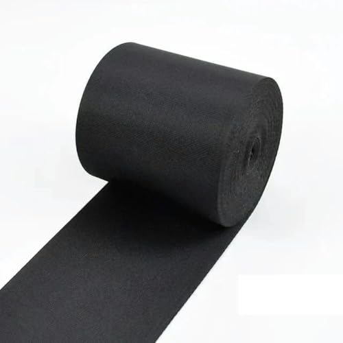 5 Meter 10–100 mm schwarzes Nylon-Gurtband für Taschengurte, Rucksäcke, Haustierhalsbänder, Gürtelbänder, DIY-Schrägband, Nähzubehör, 100 mm von YGTGJ