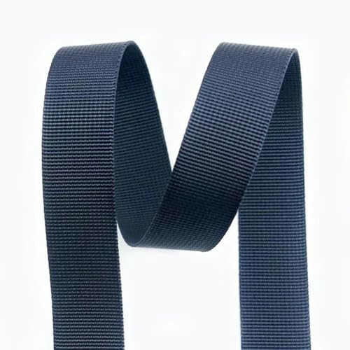 8 Meter 20–50 mm Nylon-Gurtband zum Nähen von Rucksackgurten, Kleidungsbändern, DIY-Zubehör-RD-109-Marineblau-20 mm von YGTGJ