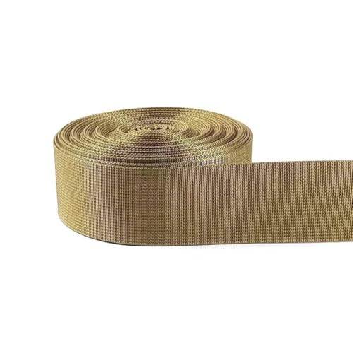 Meter 20–50 mm Nylon-Gurtband zum Nähen von Rucksackgurten, Kleidungsbändern, DIY-Zubehör-RD-109-Hellarmeegrün-25 mm von YGTGJ