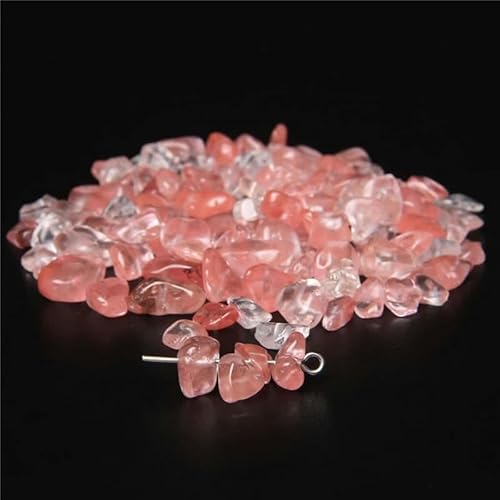 Natürlicher Edelstein, unregelmäßige Rosenquarz-Chip-Steinperlen zur Schmuckherstellung, 5–8 mm, Freiformperlen, DIY-Armband, Halskette, 15,5 Zoll Strang, W von YGTGJ