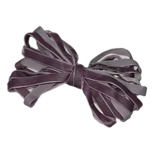 Stück Samtband, 5 Yards, 1 cm, grün-rotes Samtband, einseitiges Satin-Samtband zum Verpacken, Basteln, Weihnachten, Hochzeit, Nelke, 1 cm, 5 Yards von YGTGJ