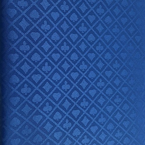 Yuanhe 274 x 152 cm Abschnitt der passenden Poker-Tischdecke (blau) von Yuanhe