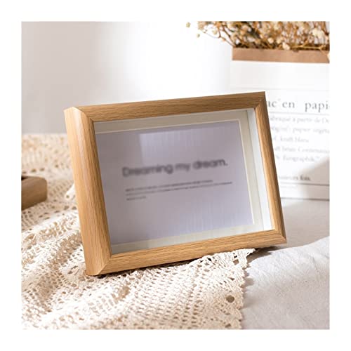 YHDMDQ Phoframe Verdicken Sie 3D-Fotorahmen aus Holz, Ehrenurkunde, Pflanzenexemplar, Aufbewahrungsbox, 5/6/7/8/10-Zoll-Exemplar, getrocknete Blumenrahmen Bilderrahmen(D,6 inch) von YHDMDQ