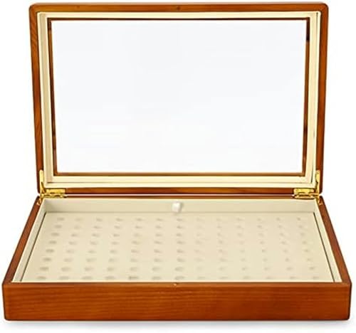 YHEIANJ Schmuckschatulle, Multifunktionale Schmuckschatulle, Aufbewahrungsbox Für Schmuck Aus Holz, Mikrofaser, Ring-Displaytablett, Armband-Aufbewahrungsbox, Schmuck-Organizer Für Damen, von YHEIANJ