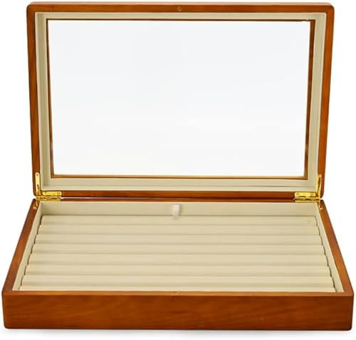 YHEIANJ Schmuckschatulle, Multifunktionale Schmuckschatulle, Aufbewahrungsbox Für Schmuck Aus Holz, Ring-Display-Tablett, Aufbewahrungsbox Für Armbänder, Schmuckschatullen Und -Organizer,C1 von YHEIANJ