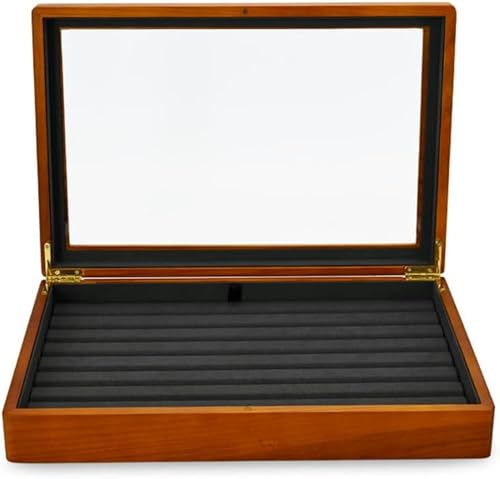 YHEIANJ Schmuckschatulle, Multifunktionale Schmuckschatulle, Aufbewahrungsbox Für Schmuck Aus Holz, Ring-Display-Tablett, Aufbewahrungsbox Für Armbänder, Schmuckschatullen Und -Organizer,C2 von YHEIANJ