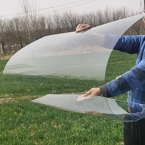 YHKJLYH Polycarbonat-Dachplatte, transparente Acryl-Kunststoffplatte, UV-geschützt, Glasersatzplatte, für Gewächshäuser, Schuppen, Carports, Hütten, Zwinger oder Garagen, leicht zu schneiden, anpass von YHKJLYH