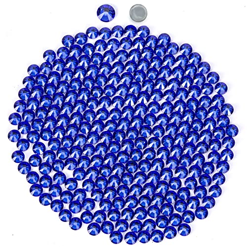 YHMQ DU 1440st Glitzersteine - Hotfix Strasssteine Blau Mini 2mm Zum Basteln (SS6, Blau) von YHMQ DU