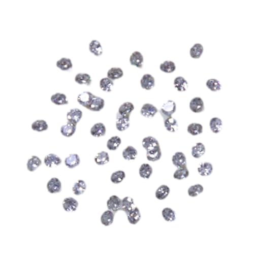 50 x runde Kristall-Aufkleber mit Strasssteinen für Salon-Bastelarbeiten von YIBOZI