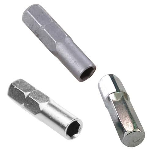 YIBOZI Schraubendreher-Bit-Adapter, hohe Härte, 6,35 mm, 6,35 mm Einsatz-Bit auf 4 mm Bit, manuelles/elektrisches Werkzeug, Stahl-Bit-Set, Schraubendreher-Bit-Adapter von YIBOZI