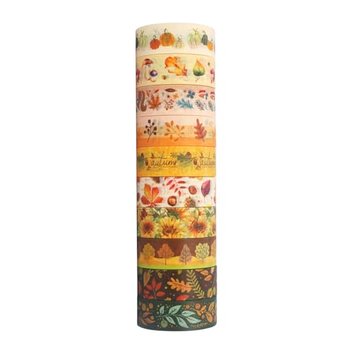 YIGZYCN Ahorn Papier Klebeband Masking Tape Hand Konto Dekor Aufkleber Für Scrapbooking Kunst Skulptur Geschenk Verpackungen von YIGZYCN