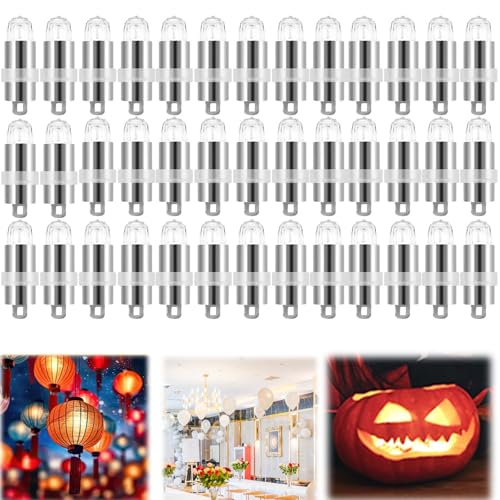 40 x Mini LED Ballonlichter Wasserdicht Beleuchtung für Papierlaternen, Luftballons Warmweiß Mini LED Licht Dekoration für Hochzeit, Weihnachten, Party,Geburtstage von YIIFELL