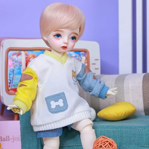 1/6 BJD Doll SD Puppe Ball Gelenkpuppe DIY Spielzeuge mit Voller Satz Kleidung Schuhe Perücke Haar Make-Up Surprise Gift Anime Artgeschenk von YIMBFCA