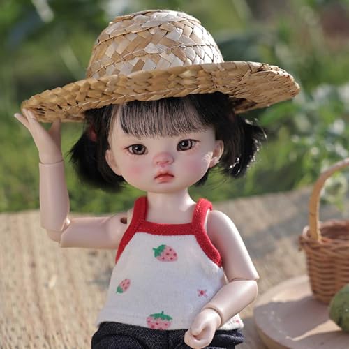 1/6 BJD Doll SD Puppe Ball Gelenkpuppe DIY Spielzeuge mit Voller Satz Kleidung Schuhe Perücke Haar Make-Up Surprise Gift Anime Artgeschenk von YIMBFCA