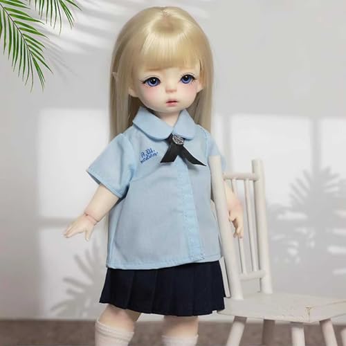 BJD Doll 1/6 BJD Puppen DIY Handgemacht SD Puppen Gelenkig Mädchen Spielzeug mit Voller Satz Kleidung Schuhe Perücke Make-Up für Geburtstage Weihnachten von YIMBFCA