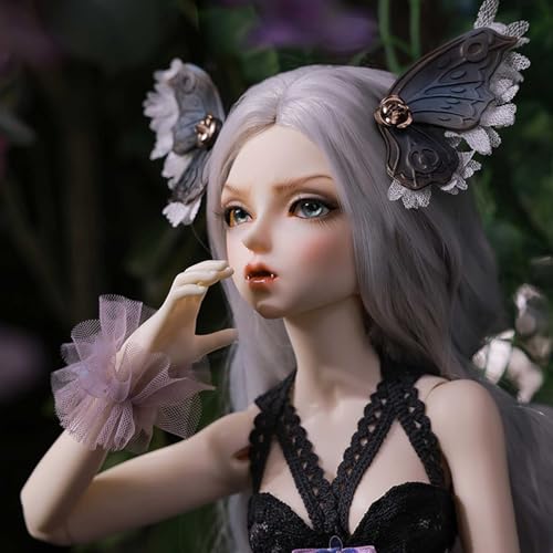 YIMBFCA BJD Doll 1/4 Kugelgelenk BJD Puppe Handgemachte SD Puppen Modepuppe mit Voller Satz Kleidung Schuhe Perücke Make-up Mädchen Spielzeug für Sammlung Puppe Spiels Weihnachten Geschenk von YIMBFCA