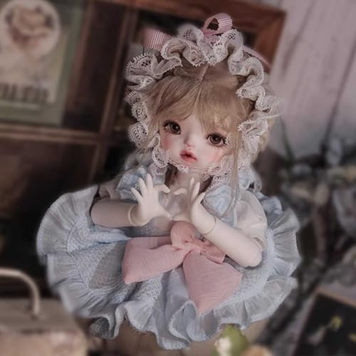 YIMBFCA BJD Doll 1/6 Kugelgelenk Puppe SD Doll Emulation Mädchen Prinzessin Puppe mit Kleidung Schuhe Perücke Haar Make-Up Geburtstag Weihnachten Spielzeug Sammeln von YIMBFCA