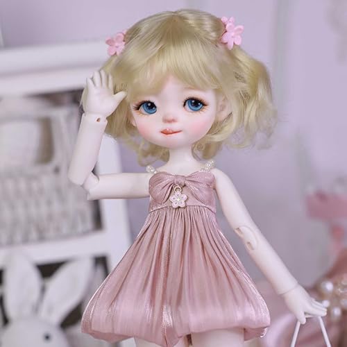 YIMBFCA BJD Doll 1/6 Kugelgelenk Puppe SD Doll Emulation Mädchen Prinzessin Puppe mit Kleidung Schuhe Perücke Haar Make-Up Geburtstag Weihnachten Spielzeug Sammeln von YIMBFCA